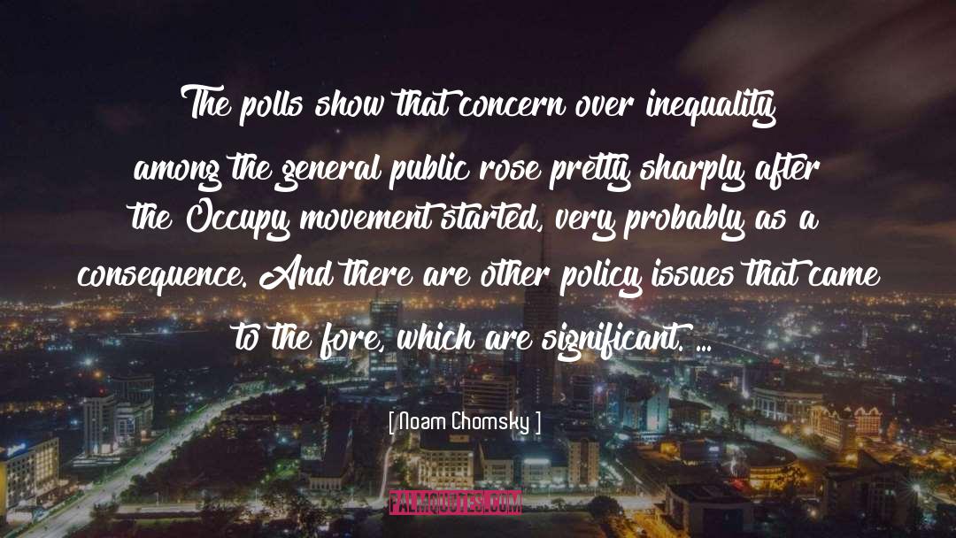 Polls quotes by Noam Chomsky