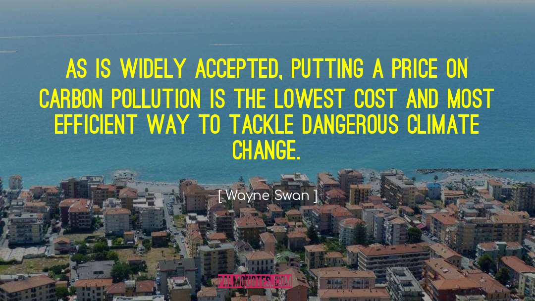 Pollution quotes by Wayne Swan