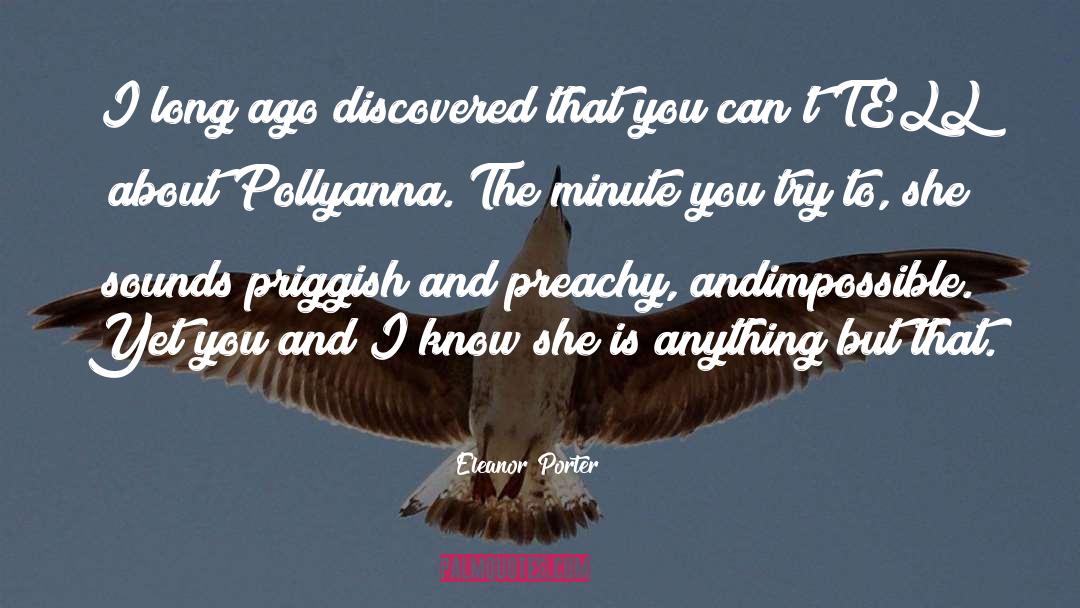 Pollyanna quotes by Eleanor Porter