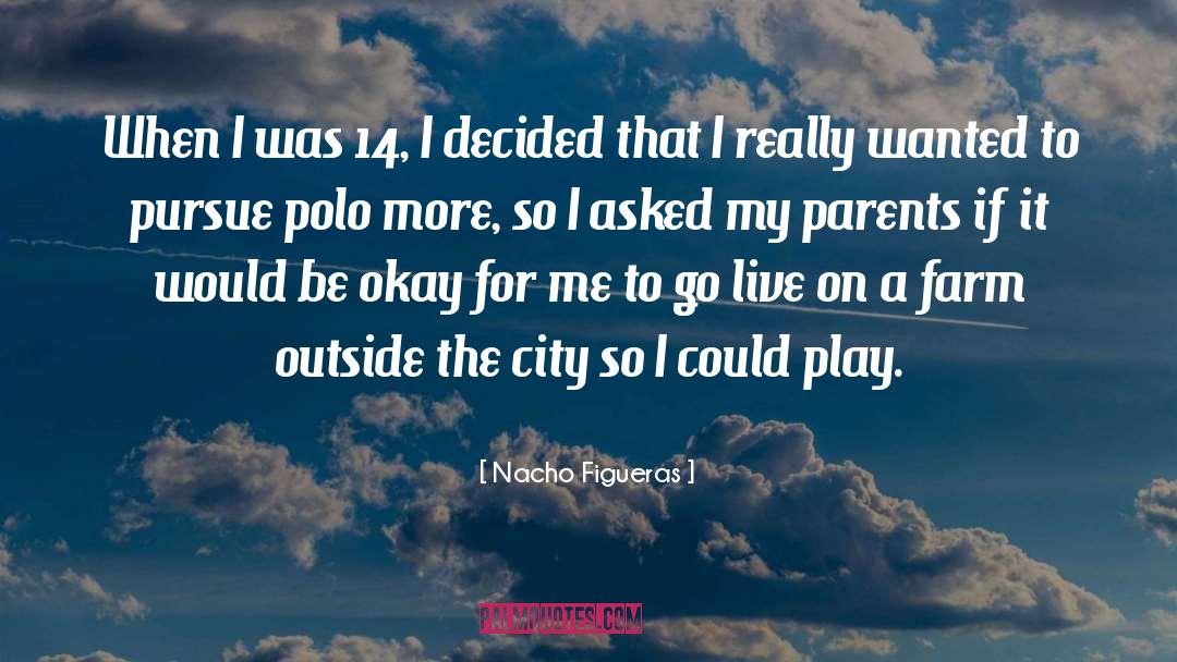 Polo quotes by Nacho Figueras