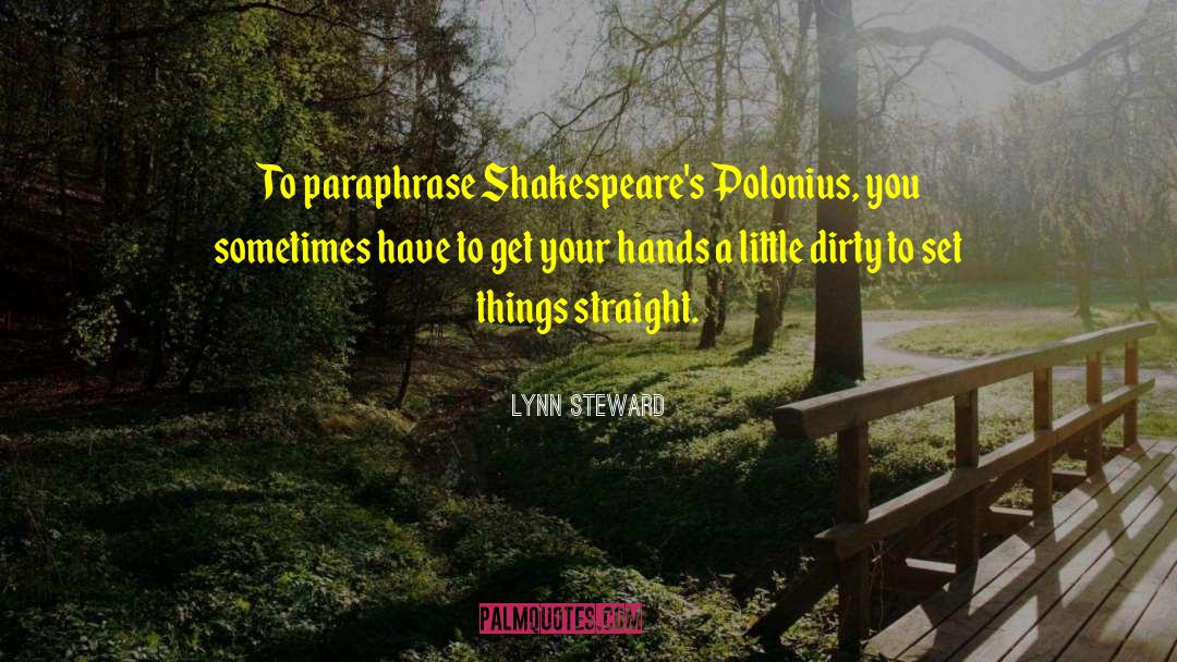 Polonius quotes by Lynn Steward