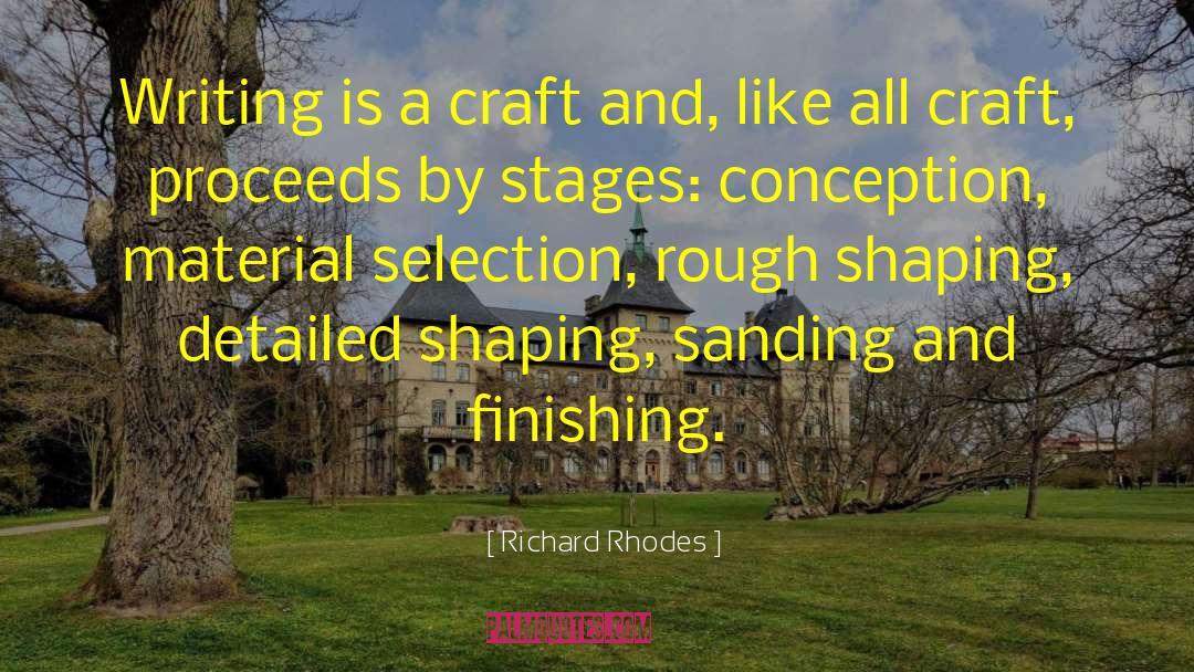 Polyester Material quotes by Richard Rhodes