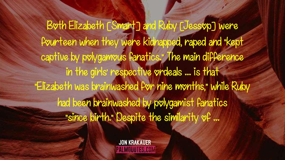 Polygamist quotes by Jon Krakauer