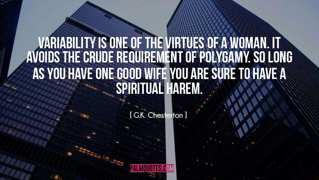 Polygamy quotes by G.K. Chesterton