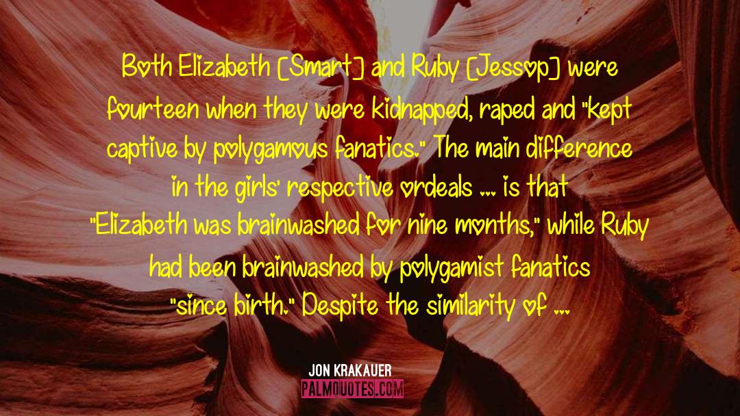 Polygamy quotes by Jon Krakauer