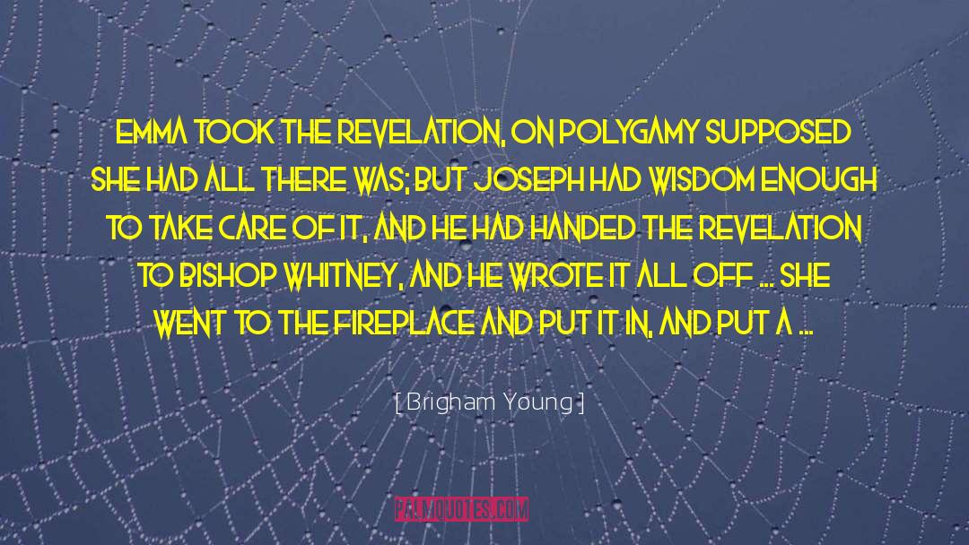 Polygamy quotes by Brigham Young