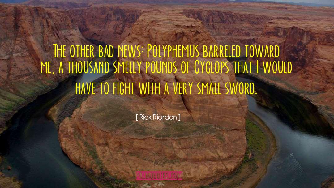 Polyphemus Island quotes by Rick Riordan
