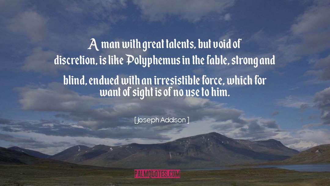 Polyphemus quotes by Joseph Addison