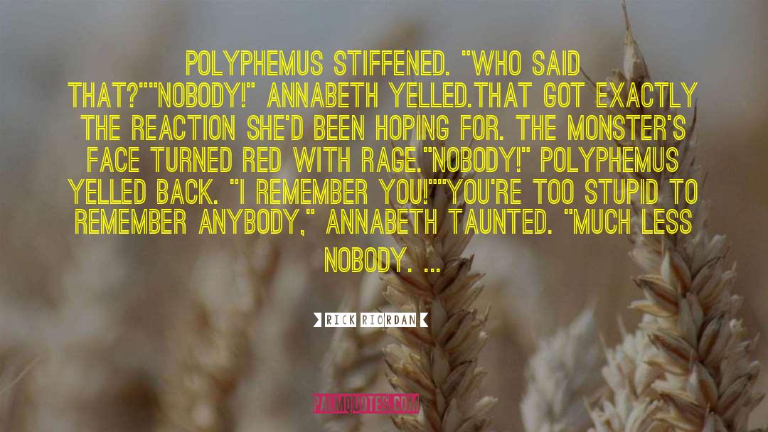 Polyphemus quotes by Rick Riordan