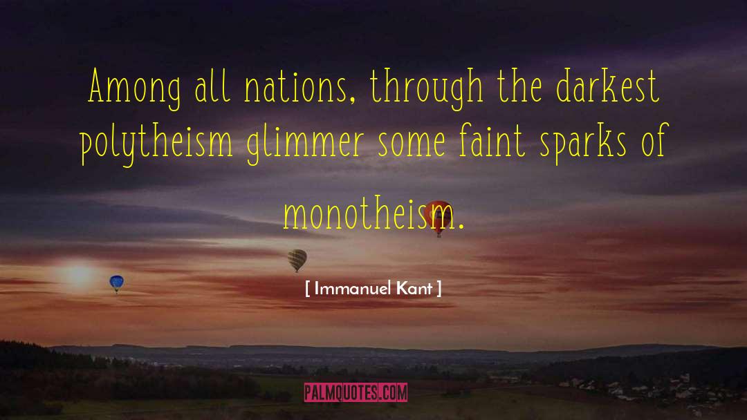 Polytheism quotes by Immanuel Kant