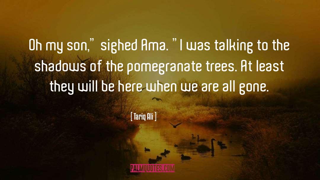 Pomegranate Trees quotes by Tariq Ali
