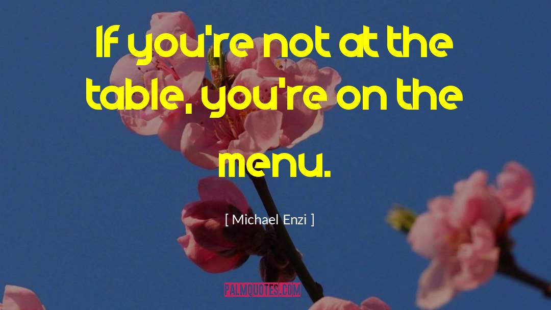 Ponces Menu quotes by Michael Enzi