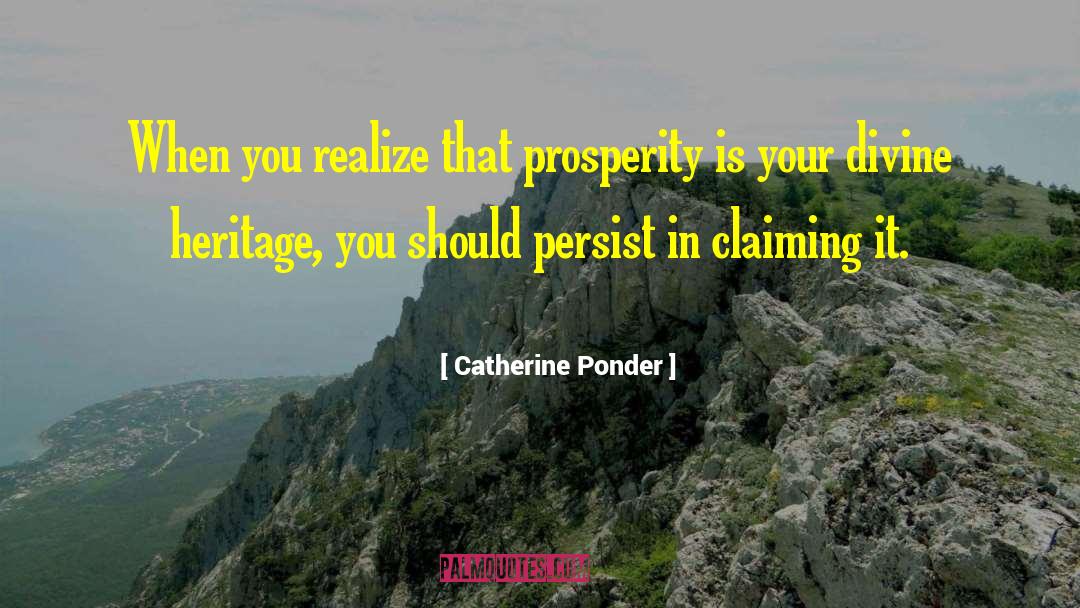 Ponder This quotes by Catherine Ponder