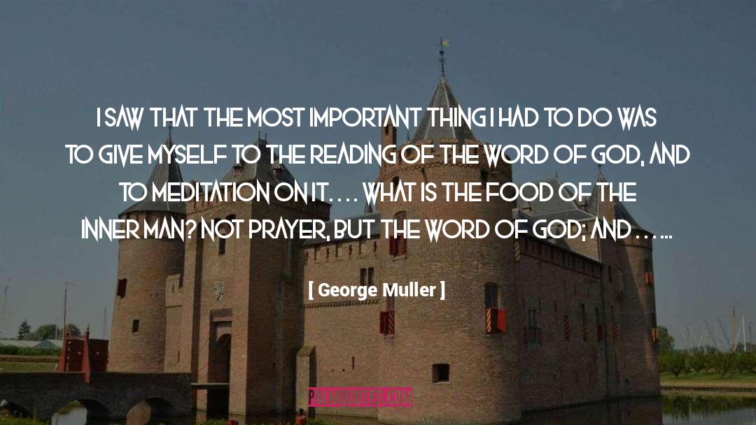 Pondering quotes by George Muller
