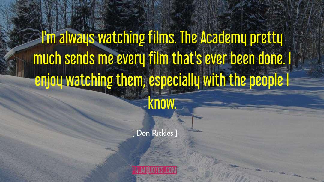 Pontifical Academy quotes by Don Rickles