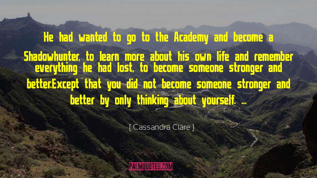 Pontifical Academy quotes by Cassandra Clare