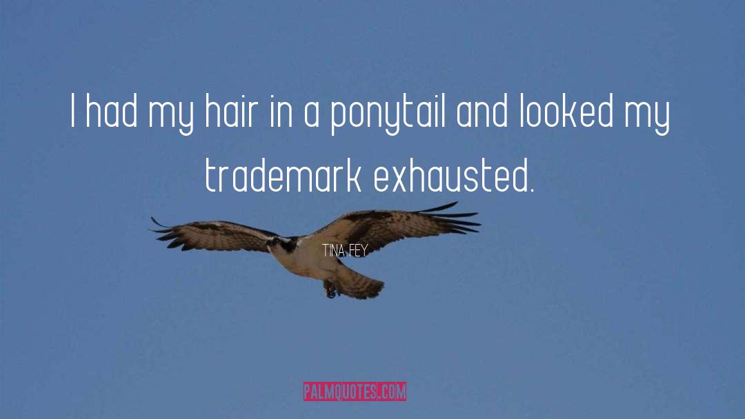 Ponytail quotes by Tina Fey