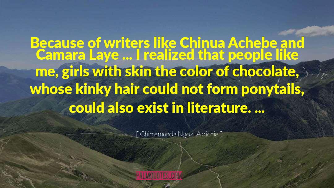 Ponytails quotes by Chimamanda Ngozi Adichie