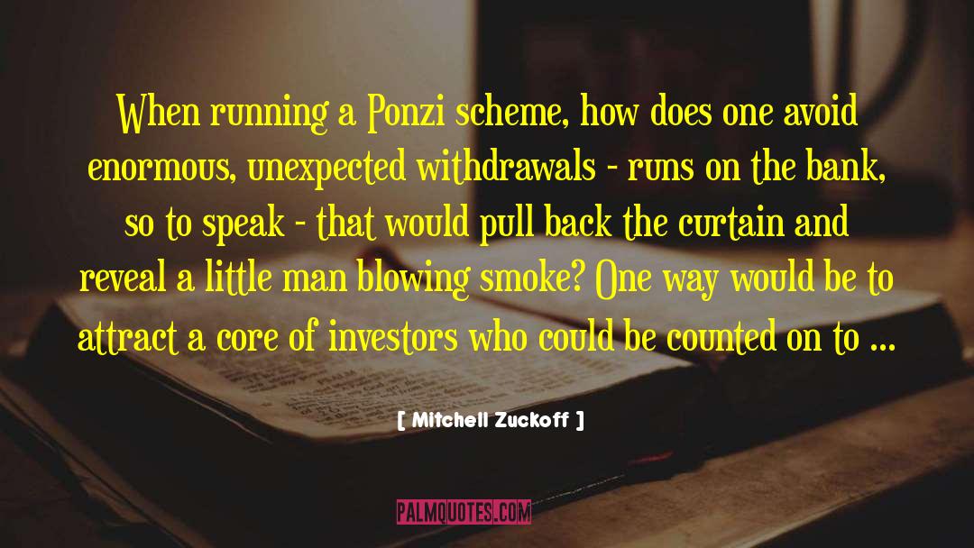 Ponzi Scheme quotes by Mitchell Zuckoff