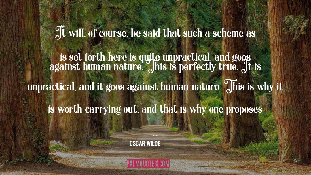 Ponzi Scheme quotes by Oscar Wilde