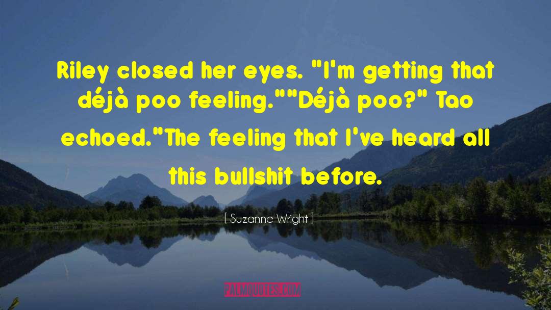 Poo quotes by Suzanne Wright