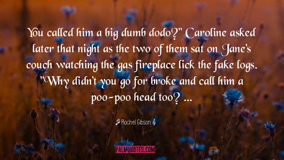 Poo quotes by Rachel Gibson