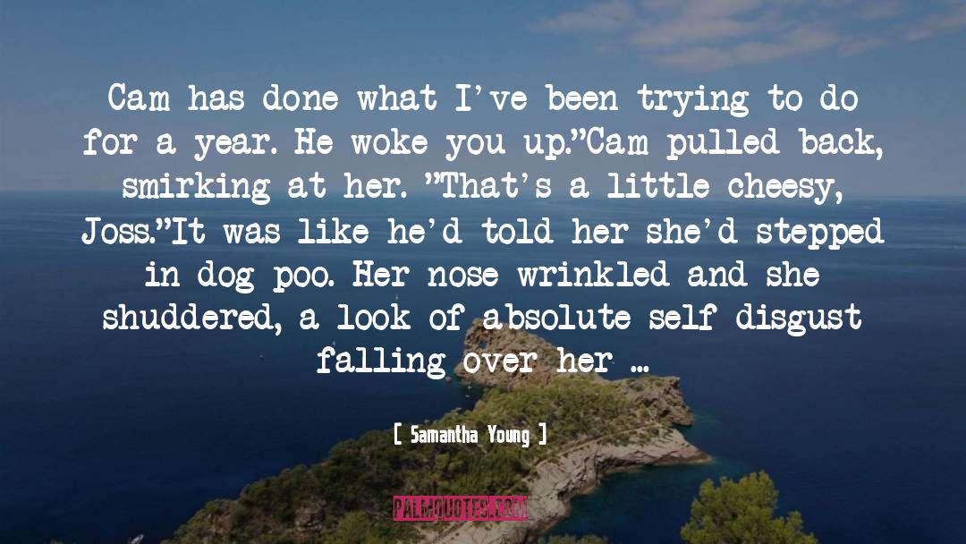 Poo quotes by Samantha Young