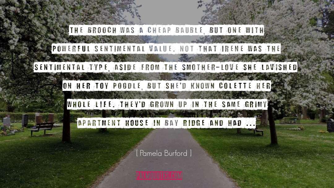 Poodle quotes by Pamela Burford