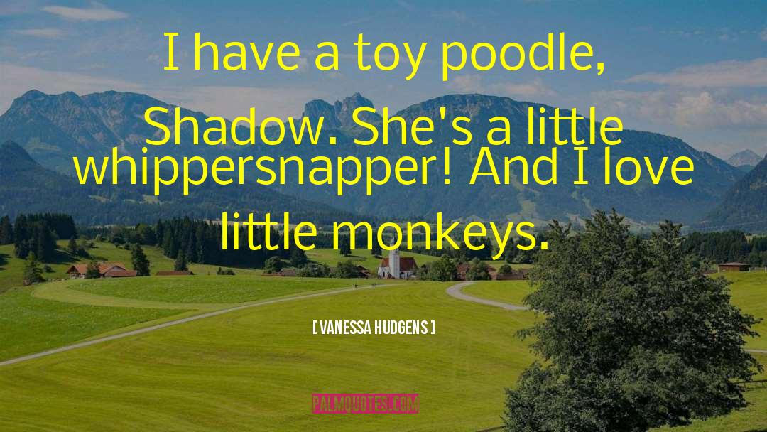 Poodle quotes by Vanessa Hudgens