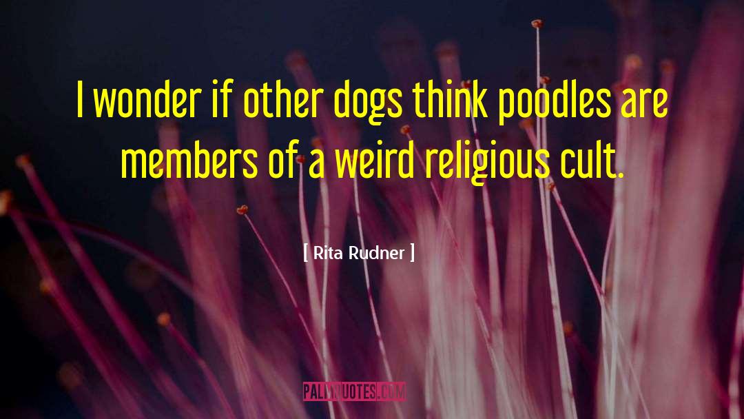 Poodles quotes by Rita Rudner