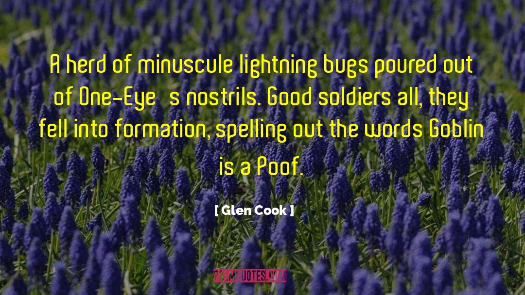 Poof quotes by Glen Cook