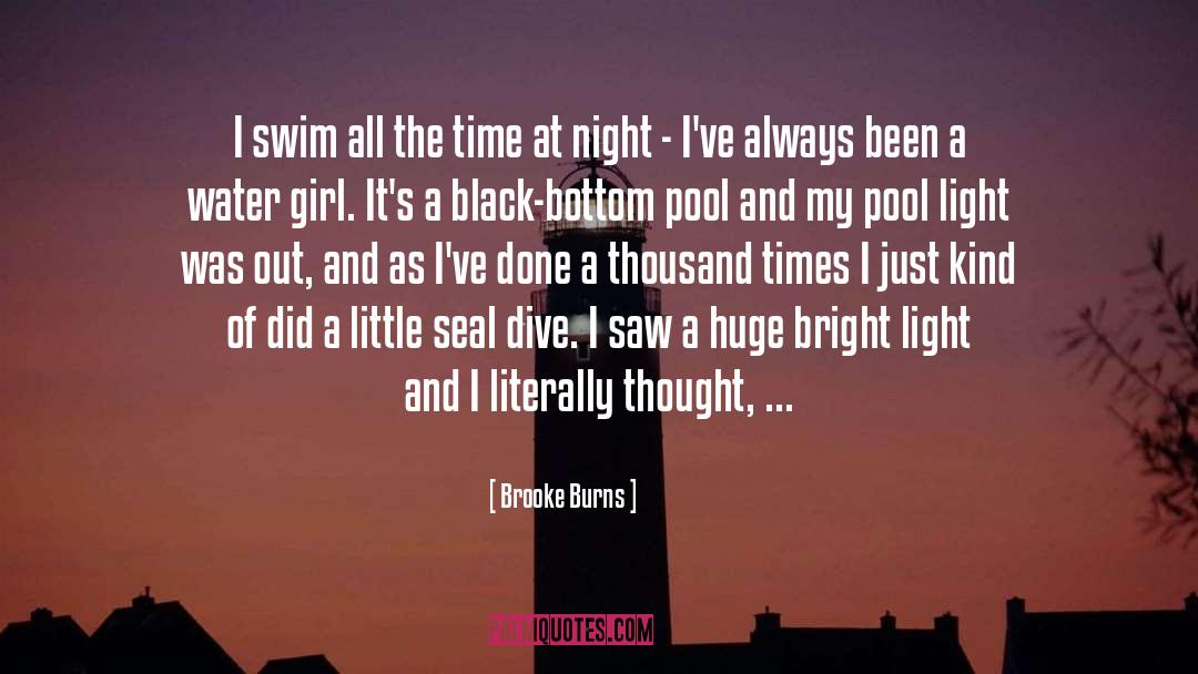 Pool quotes by Brooke Burns