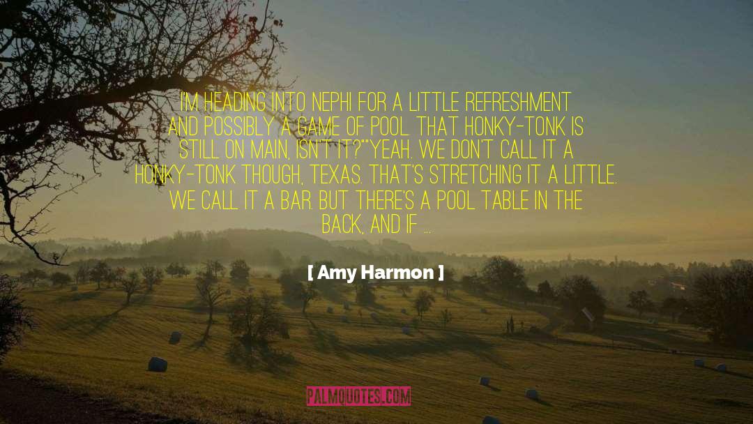 Pool Table quotes by Amy Harmon
