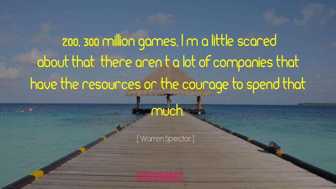 Pooling Resources quotes by Warren Spector