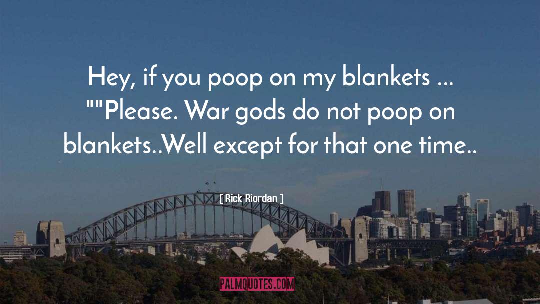 Poop quotes by Rick Riordan