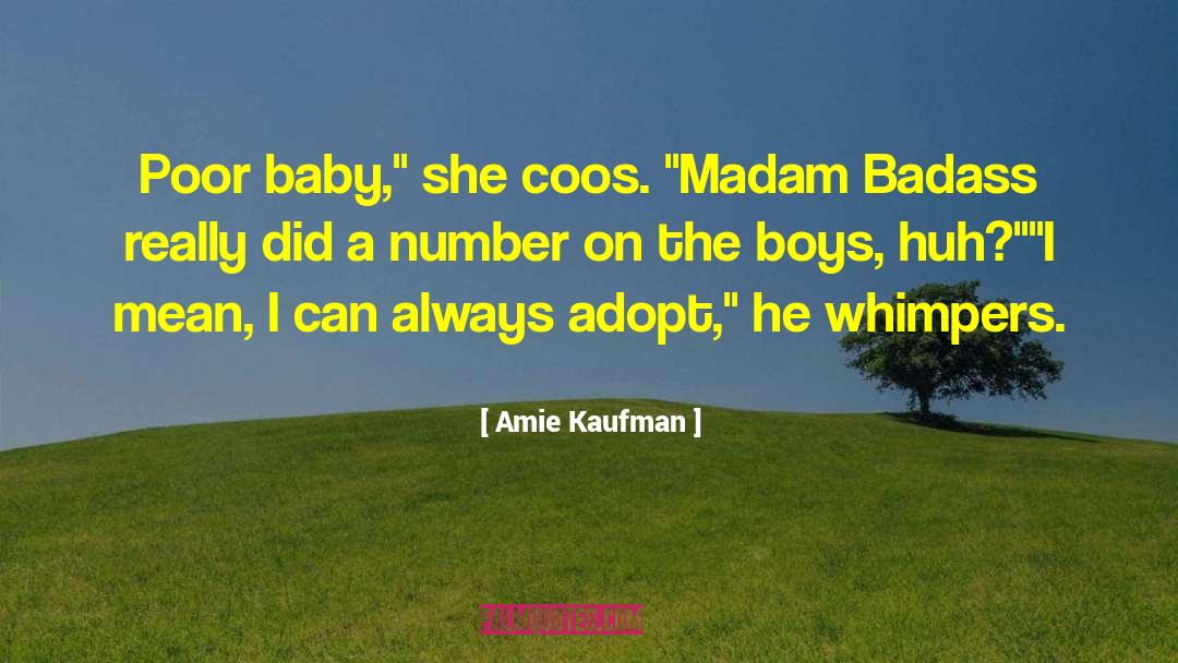 Poor Baby quotes by Amie Kaufman