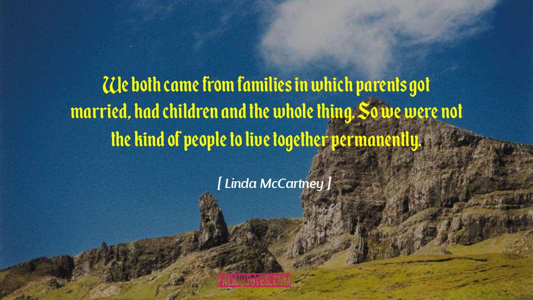 Poor Children quotes by Linda McCartney