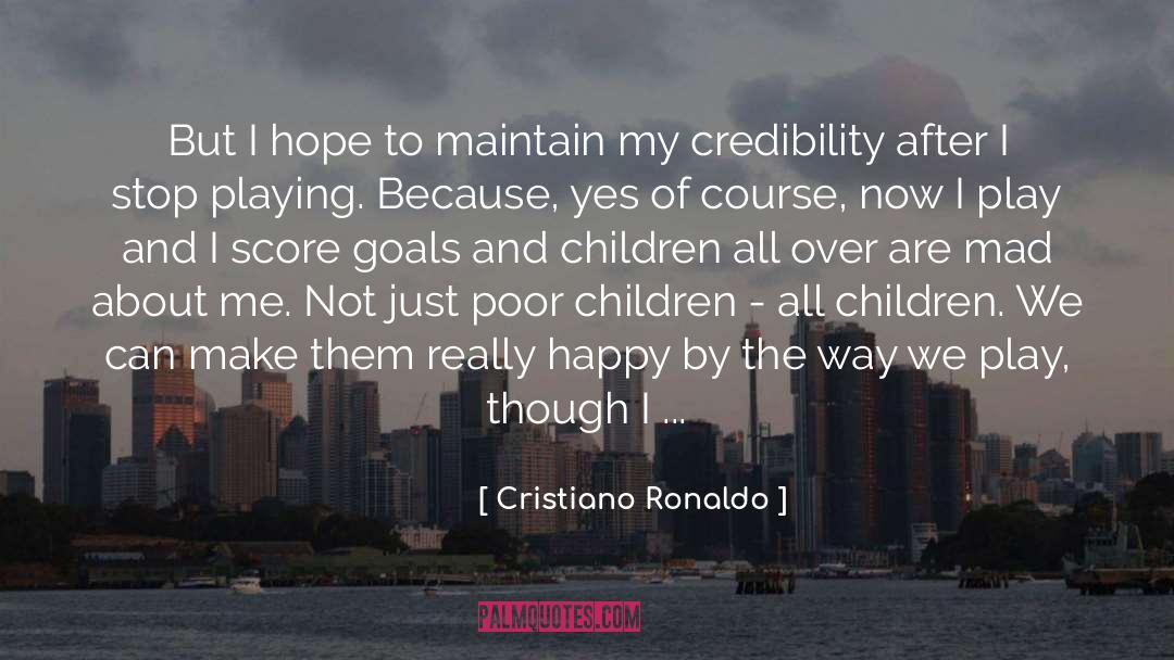 Poor Children quotes by Cristiano Ronaldo