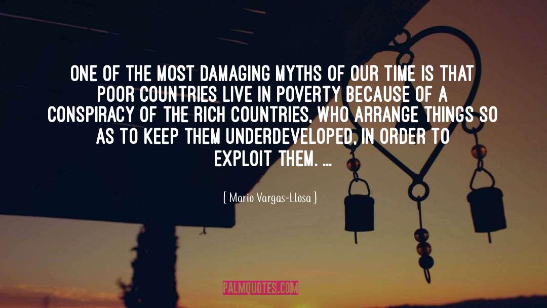 Poor Countries quotes by Mario Vargas-Llosa