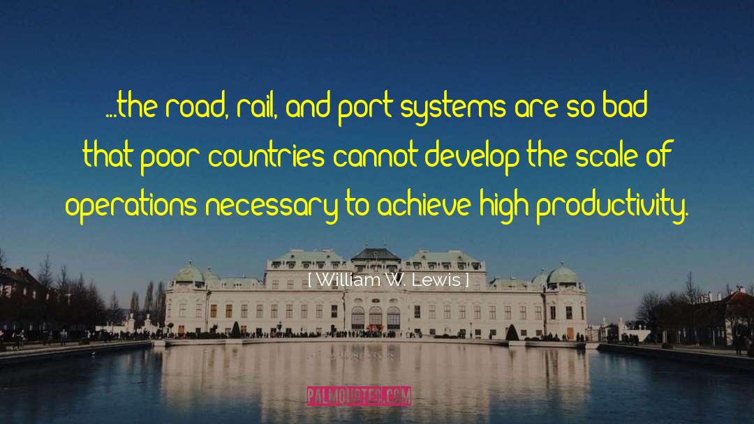 Poor Countries quotes by William W. Lewis