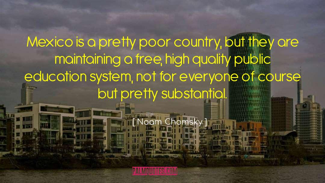 Poor Country quotes by Noam Chomsky
