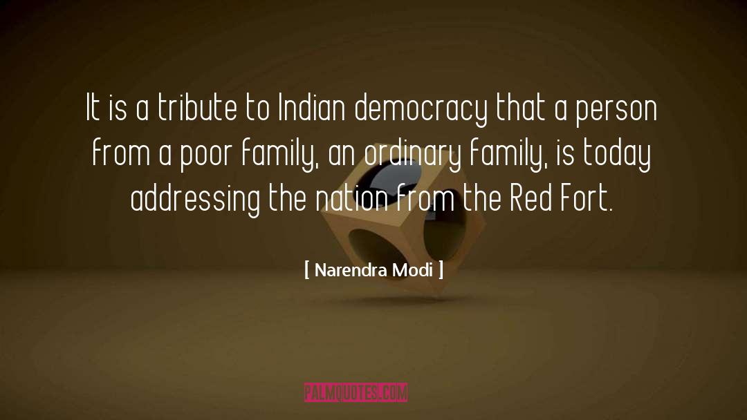 Poor Family quotes by Narendra Modi