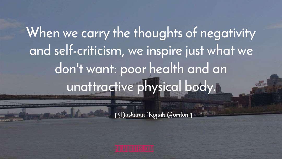 Poor Health quotes by Dashama Konah Gordon