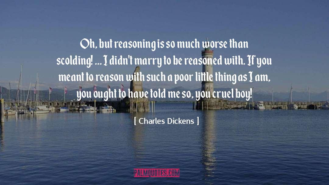 Poor Judgment quotes by Charles Dickens