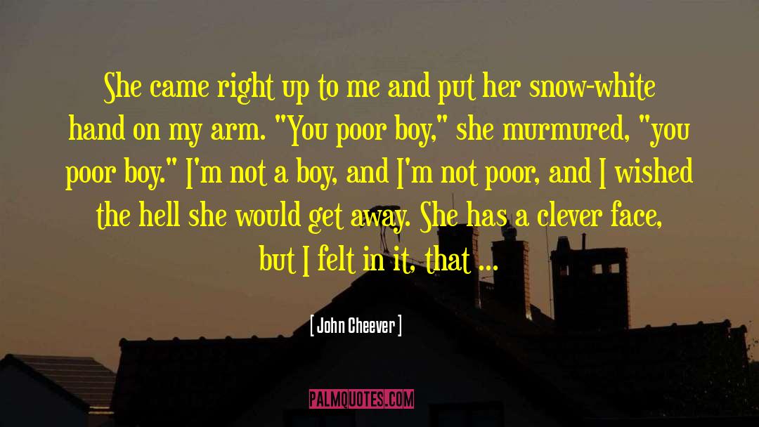 Poor Leadership quotes by John Cheever