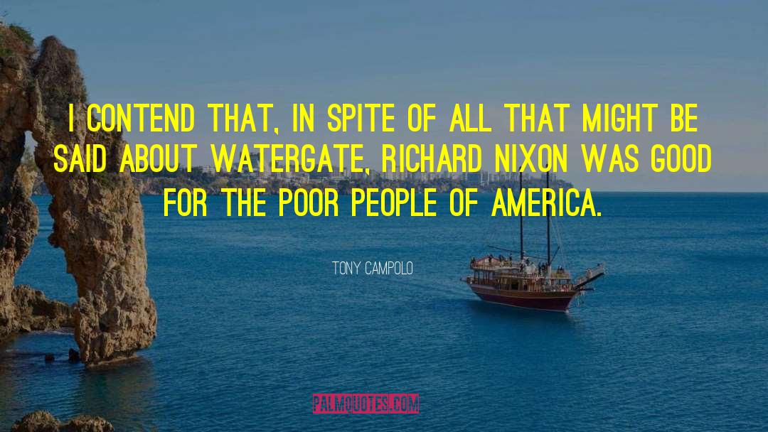 Poor People quotes by Tony Campolo