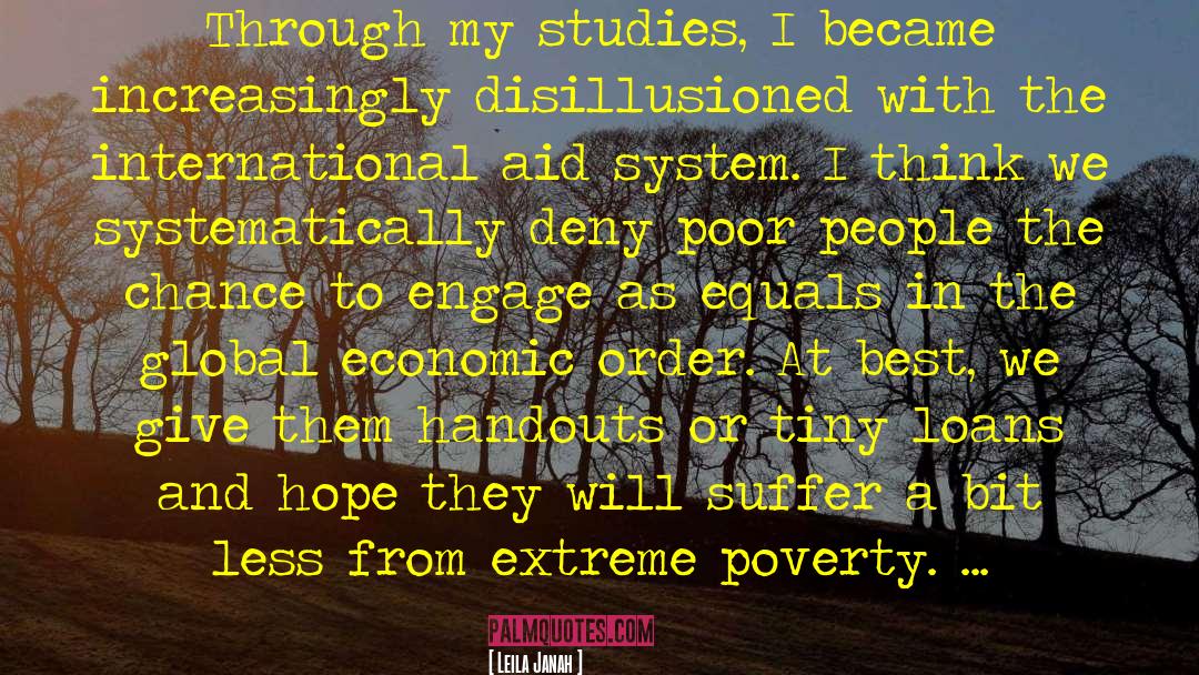 Poor People quotes by Leila Janah