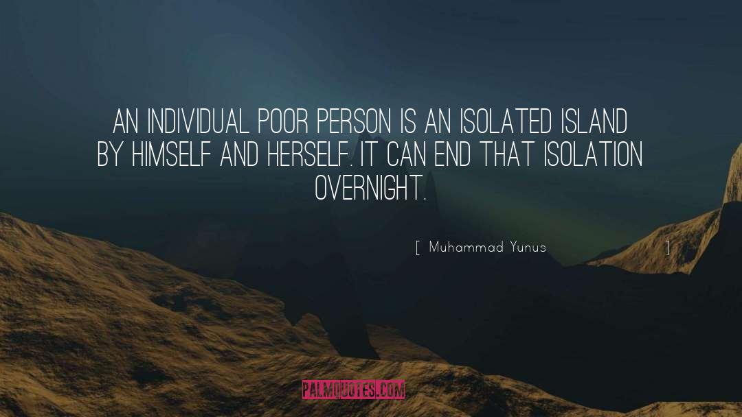 Poor Person quotes by Muhammad Yunus