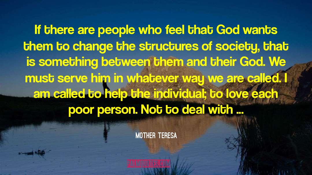 Poor Person quotes by Mother Teresa