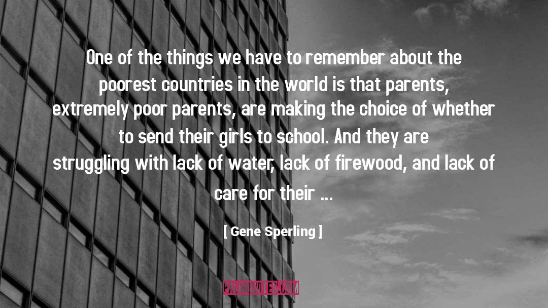 Poorest quotes by Gene Sperling